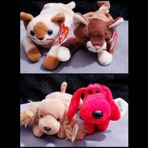 Ty Beanie Babies Cats / Dogs